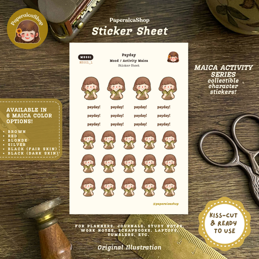 Cute Payday Stickers, Salary Stickers, Money Stickers MS001