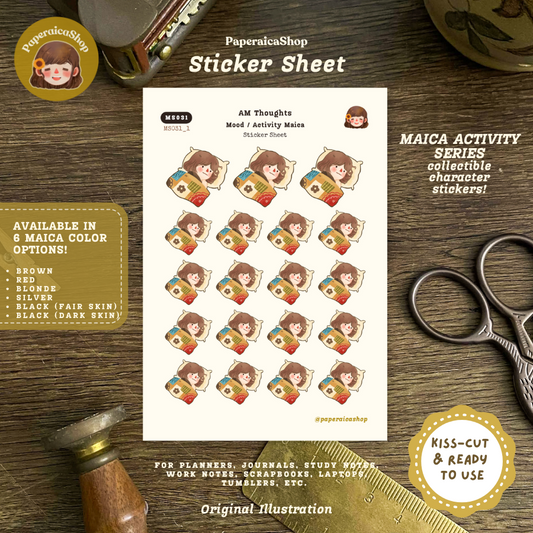 Thoughts Stickers, Thinking Stickers, Meme Stickers MS031