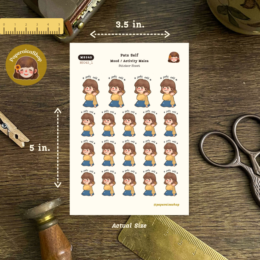 Pats Self Stickers, Proud Stickers, Self Love Stickers, Milestone Sticker MS043