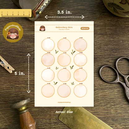 Cute Embroidery Stickers NTR003