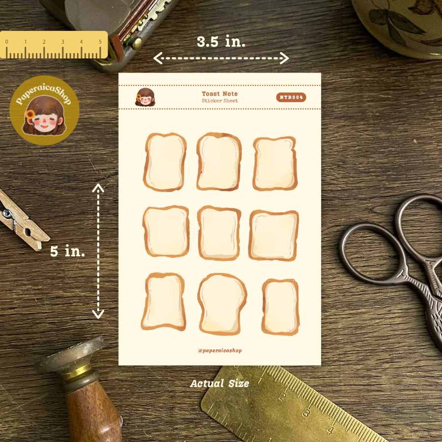 Toast  Note Stickers NTR004