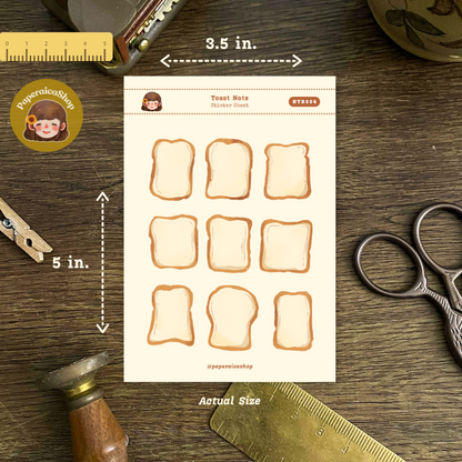 Toast  Note Stickers NTR004