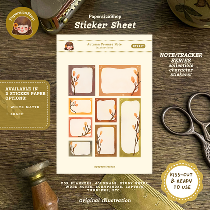 Autumn Frames Stickers NTR007
