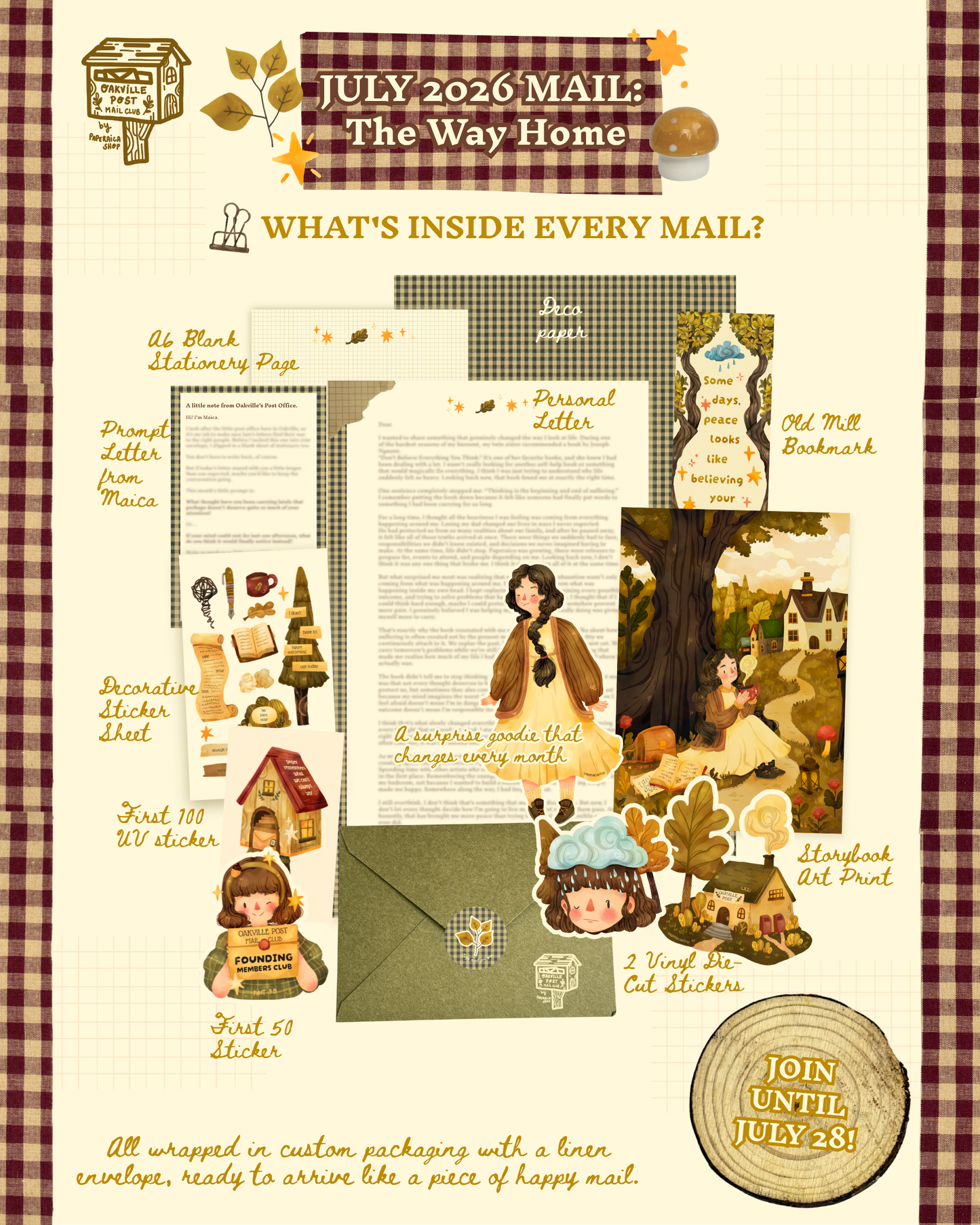 🍂 Oakville Post Mail Club (International) - JULY MAIL