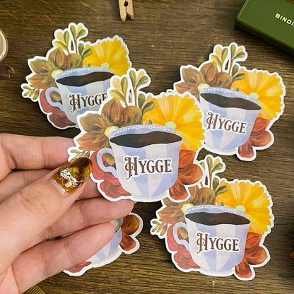 Hygge Waterproof Vinyl Stickers VS001