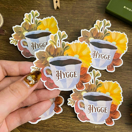 Hygge Waterproof Vinyl Stickers VS001