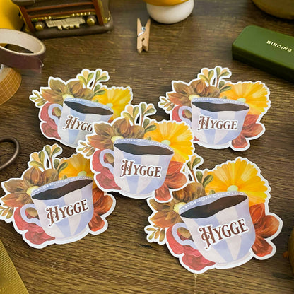 Hygge Waterproof Vinyl Stickers VS001