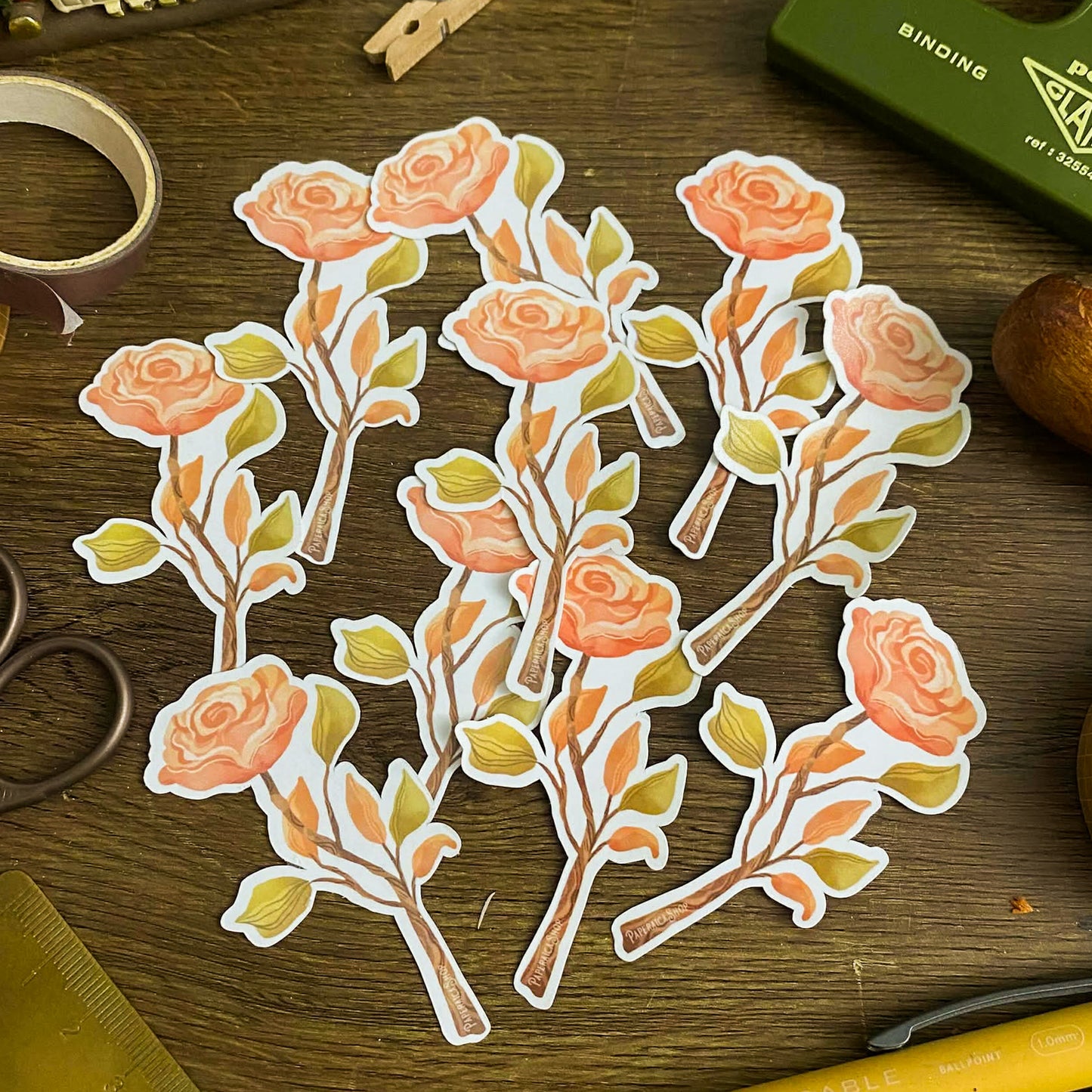 Valentines Waterproof Vinyl Stickers VS007