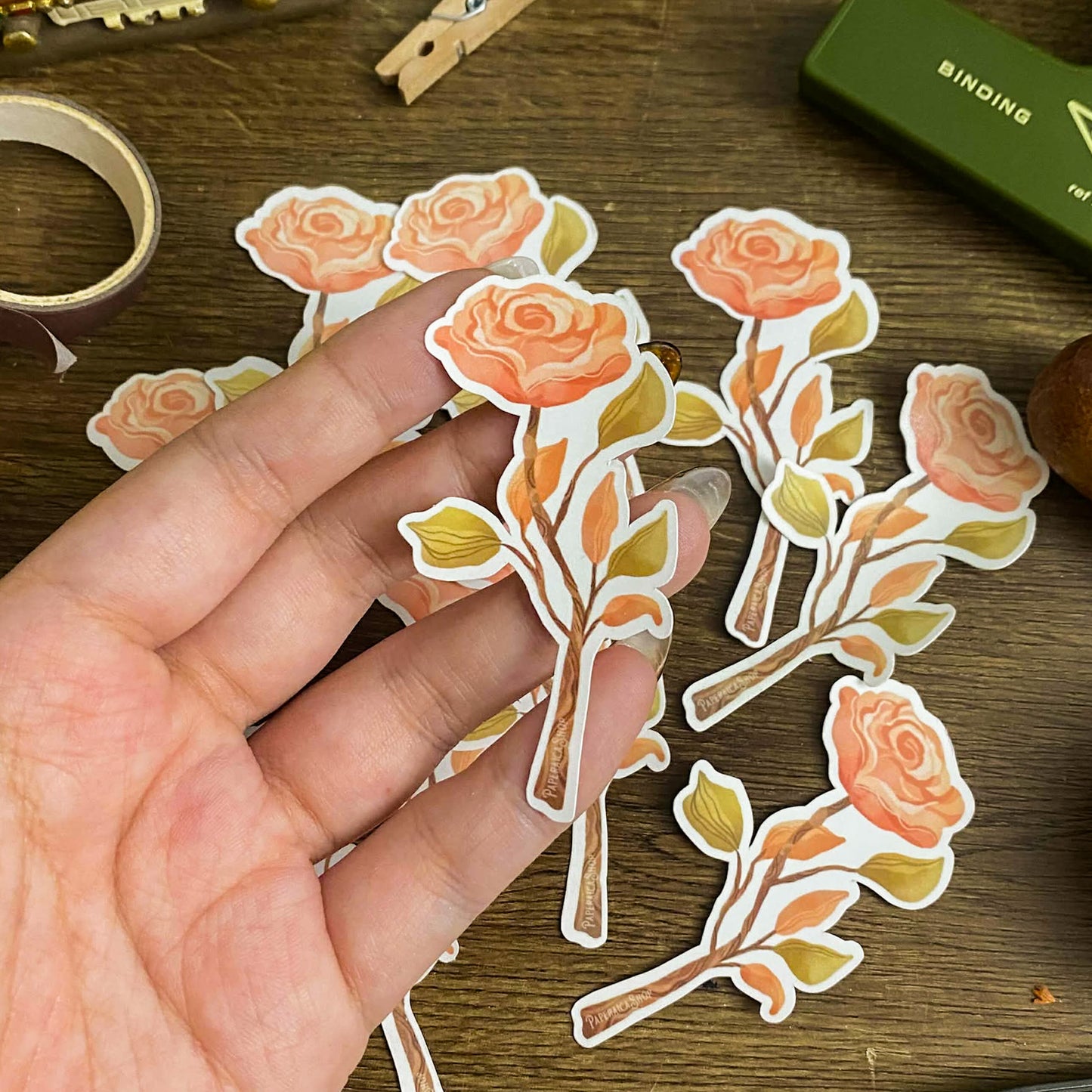 Valentines Waterproof Vinyl Stickers VS007