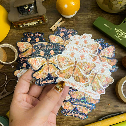 Butterfly Waterproof Vinyl Stickers VS009