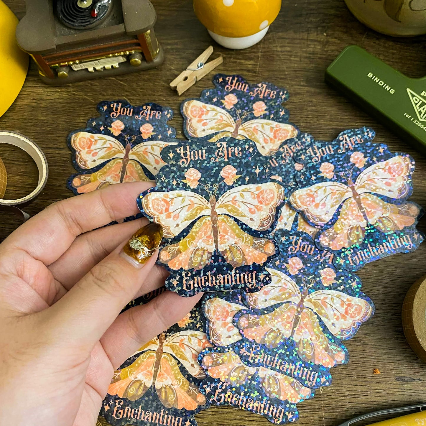 Butterfly Waterproof Vinyl Stickers VS009