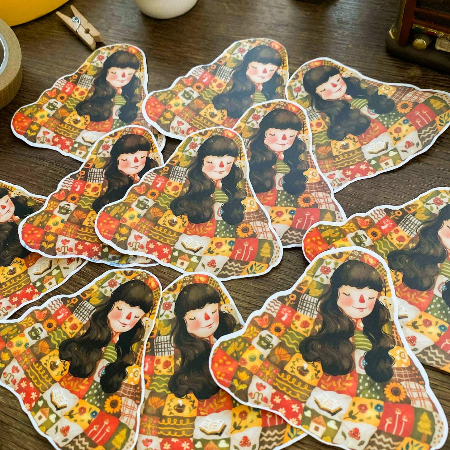 Cozy Living Waterproof Vinyl Stickers VS010