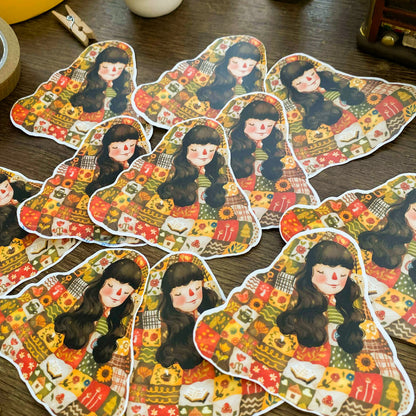 Cozy Living Waterproof Vinyl Stickers VS010