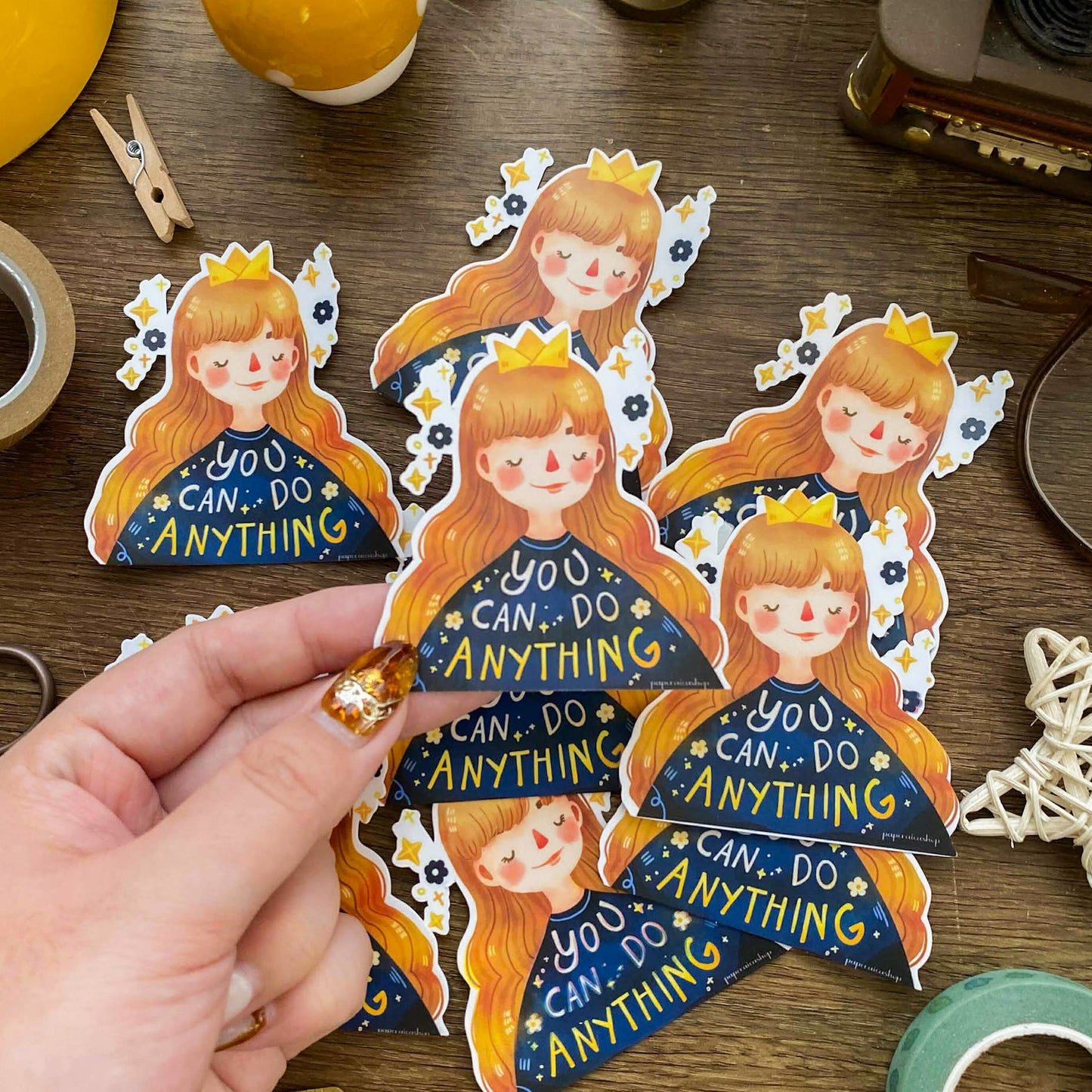 Queen Waterproof Vinyl Sticker VS016