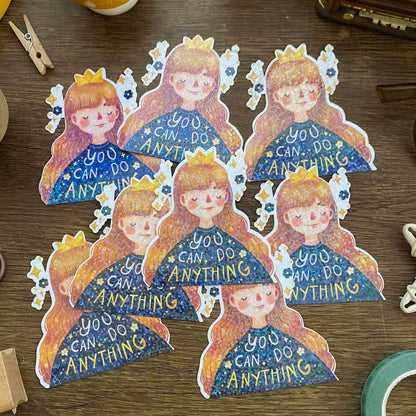 Queen Waterproof Vinyl Sticker VS016