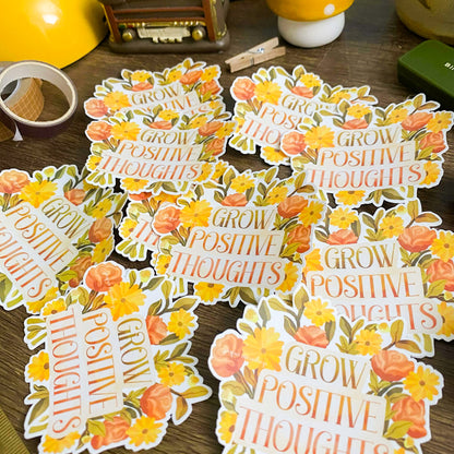 Garden of Flowers Waterproof Vinyl Sticker VS018