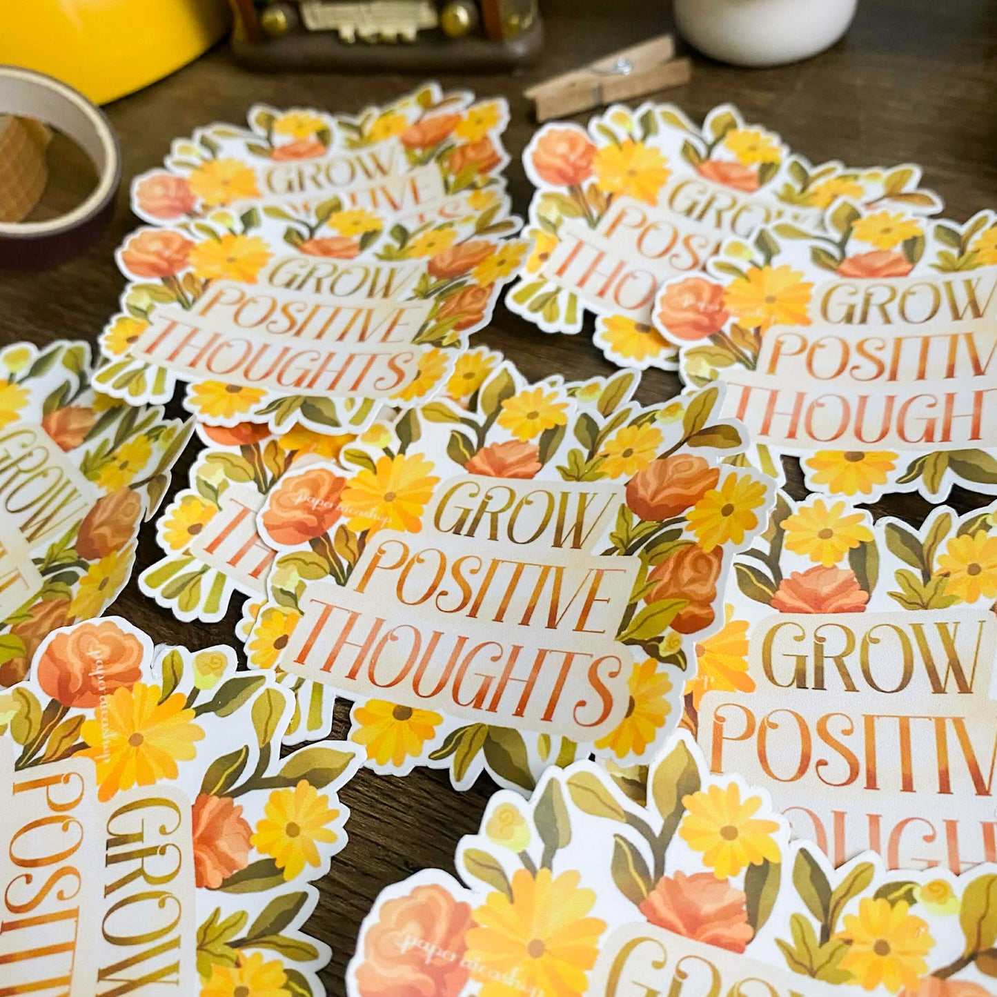 Garden of Flowers Waterproof Vinyl Sticker VS018