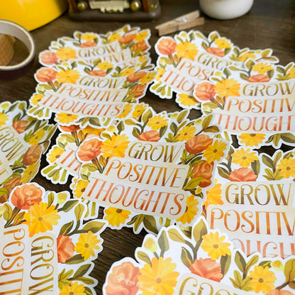 Garden of Flowers Waterproof Vinyl Sticker VS018