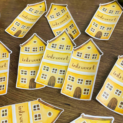 Introvert Home Waterproof Vinyl Sticker VS020