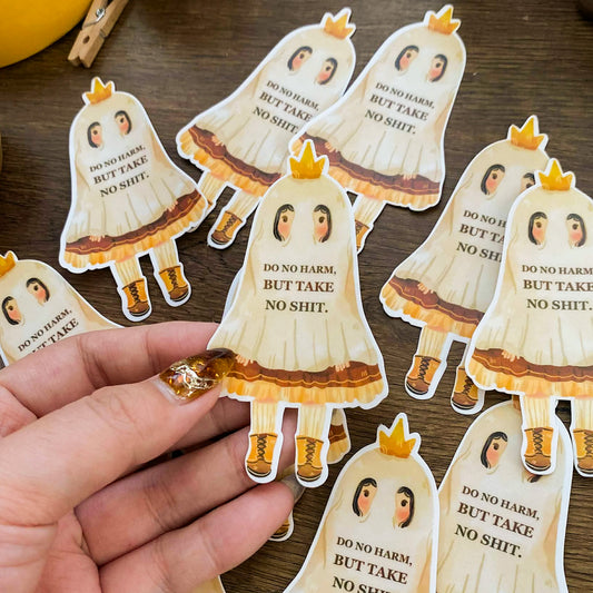 Do No Harm, Vinyl Stickers, Spring Bloom Stickers VS023