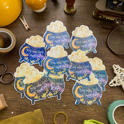 You Will Fin Your Own Path Waterproof Vinyl Sticker VS024