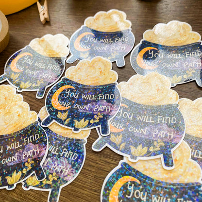 You Will Fin Your Own Path Waterproof Vinyl Sticker VS024