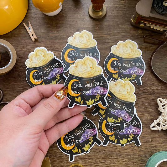 You Will Fin Your Own Path Waterproof Vinyl Sticker VS024