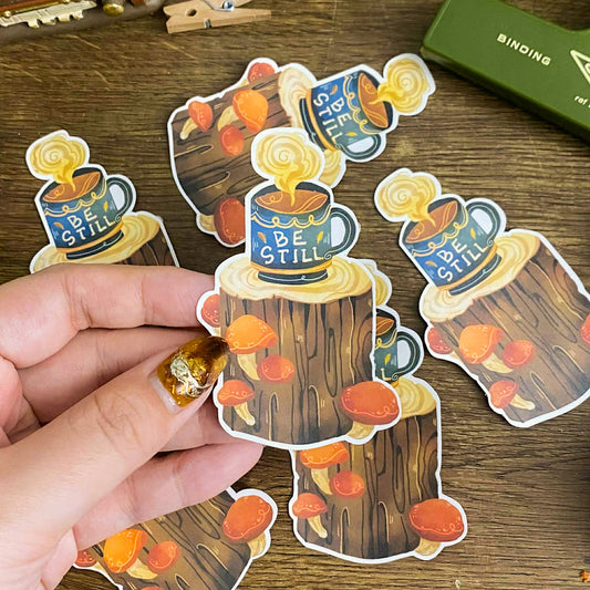 Be Still Waterproof Vinyl Stickers VS028