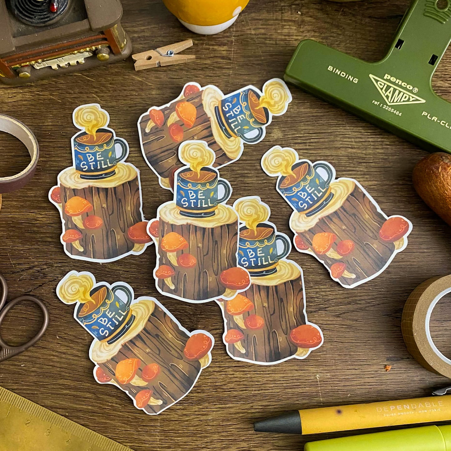 Be Still Waterproof Vinyl Stickers VS028