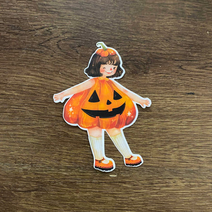 Pumpkin Maica Waterproof Vinyl Stickers VS030