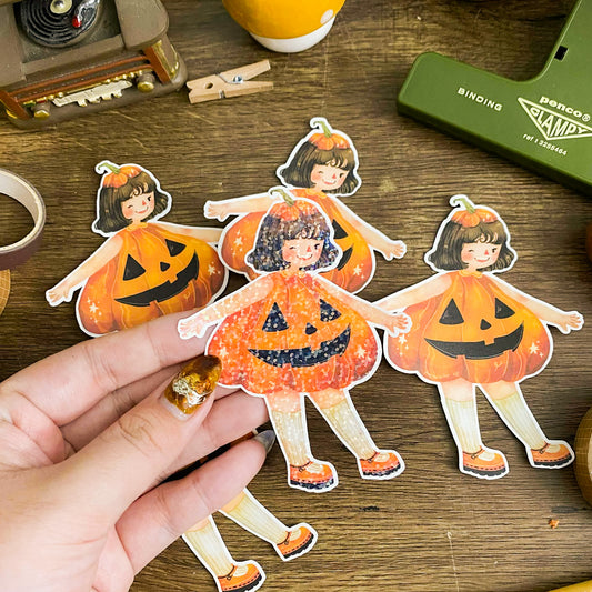 Pumpkin Maica Waterproof Vinyl Stickers VS030