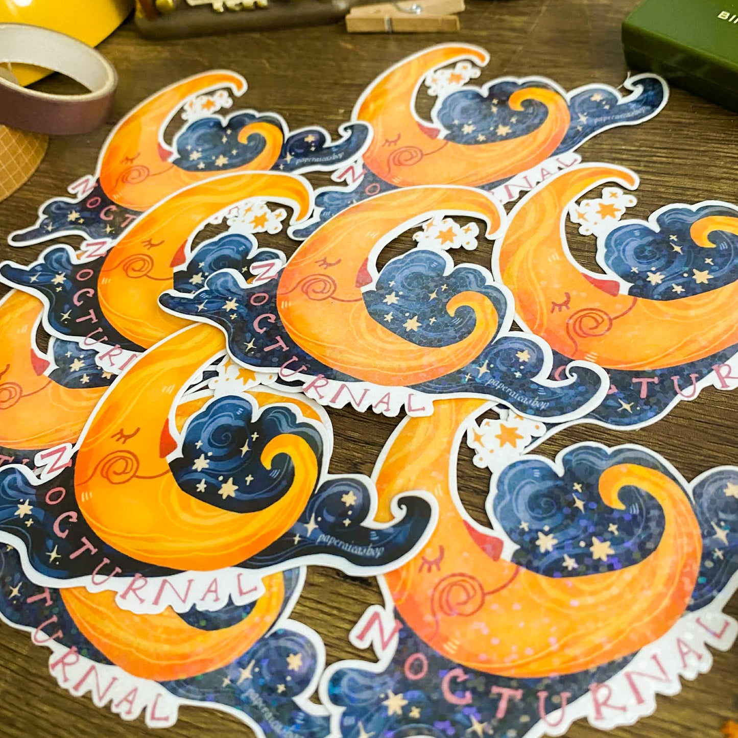 Nocturnal Halloween Waterproof Vinyl Stickers VS031