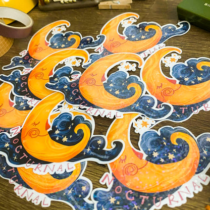 Nocturnal Halloween Waterproof Vinyl Stickers VS031