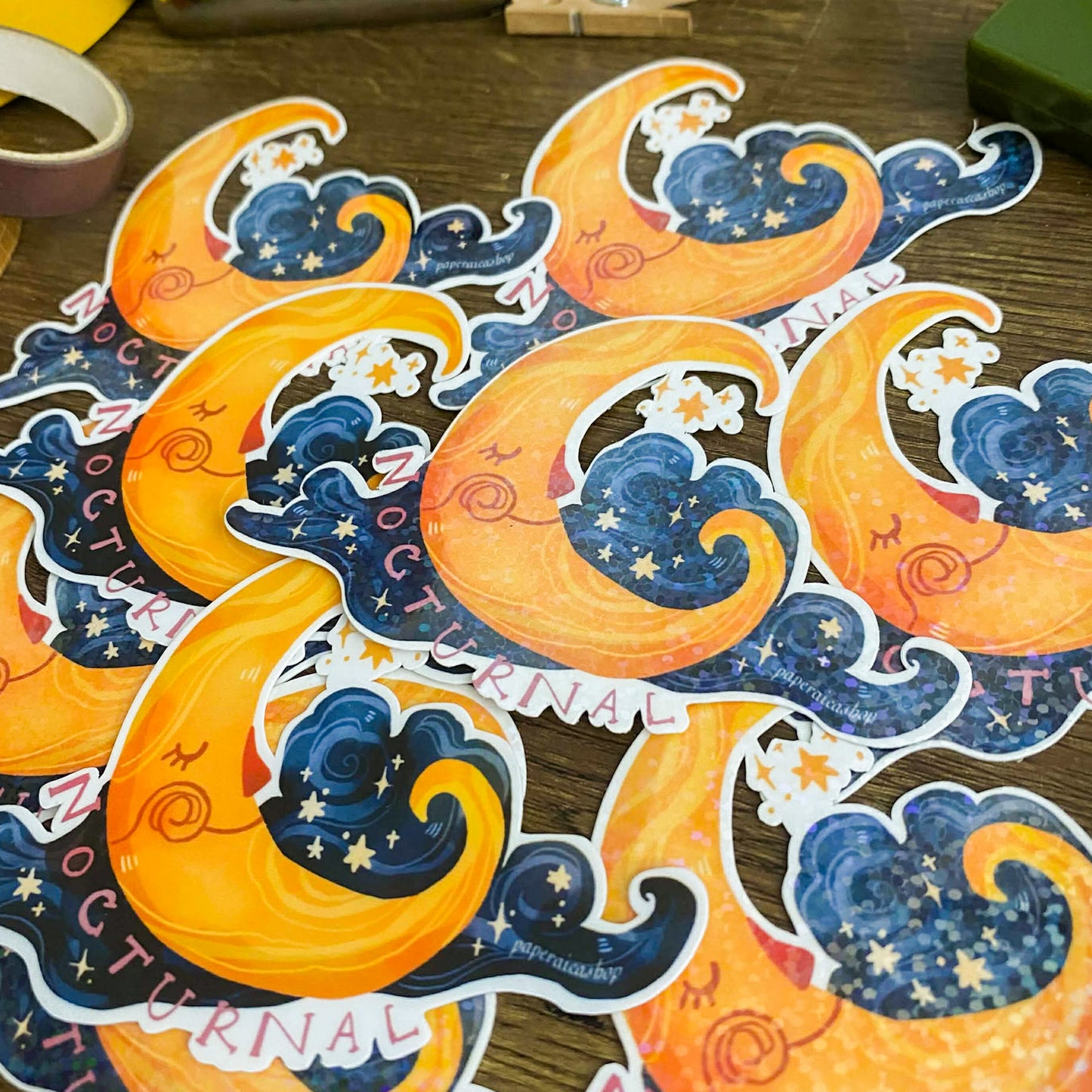 Nocturnal Halloween Waterproof Vinyl Stickers VS031