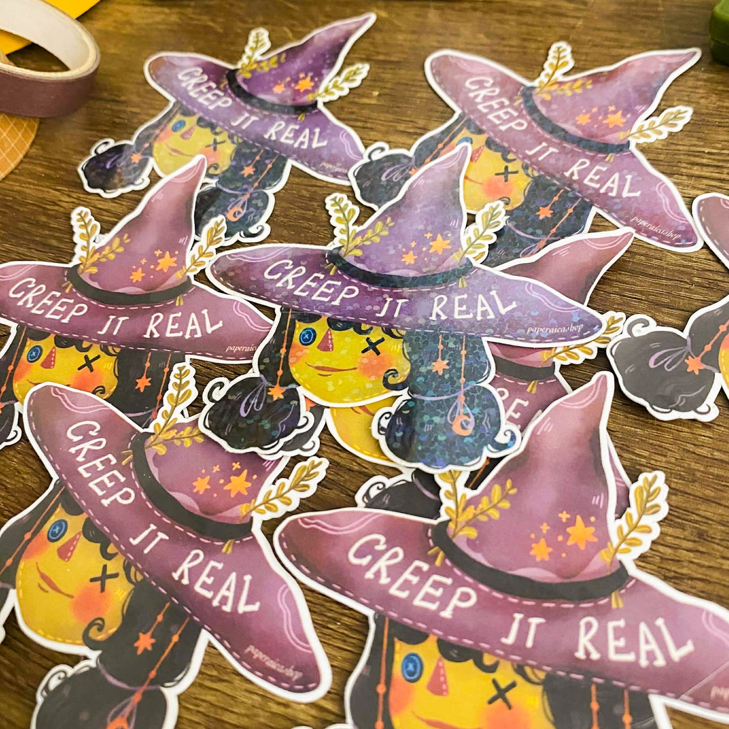 Creep It Real Waterproof Vinyl Stickers VS032