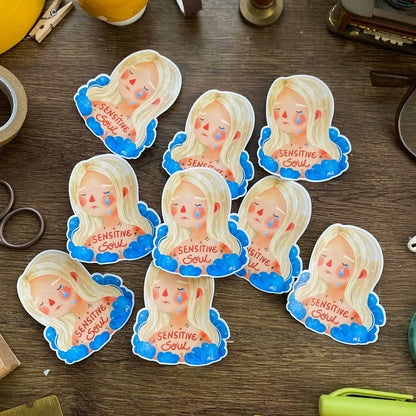 Sensitive Soul Waterproof Vinyl Stickers VS033