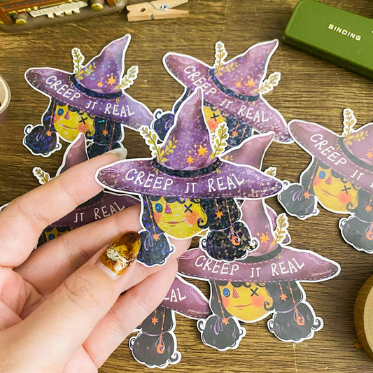 Creep It Real Waterproof Vinyl Stickers VS032