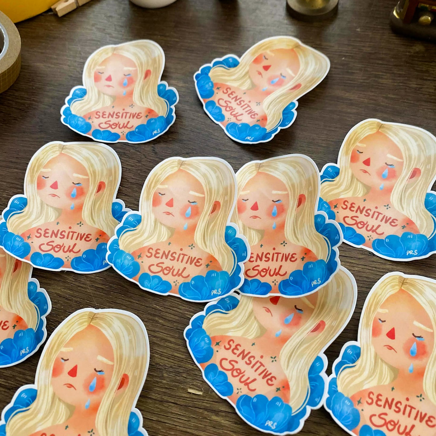 Sensitive Soul Waterproof Vinyl Stickers VS033