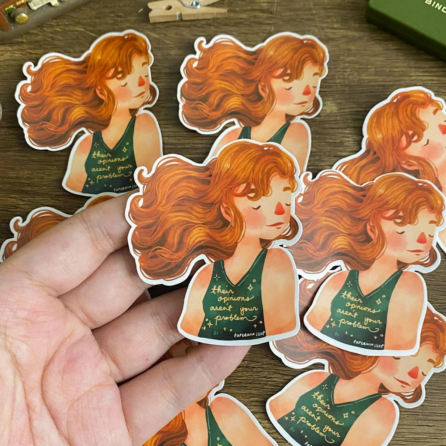 Their Opinions Waterproof Vinyl Stickers VS034