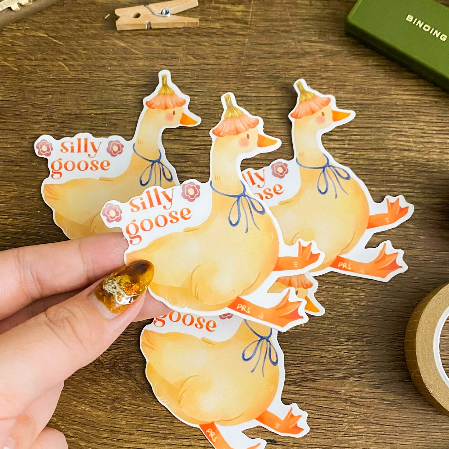 Silly Goose Waterproof Vinyl Stickers VS036