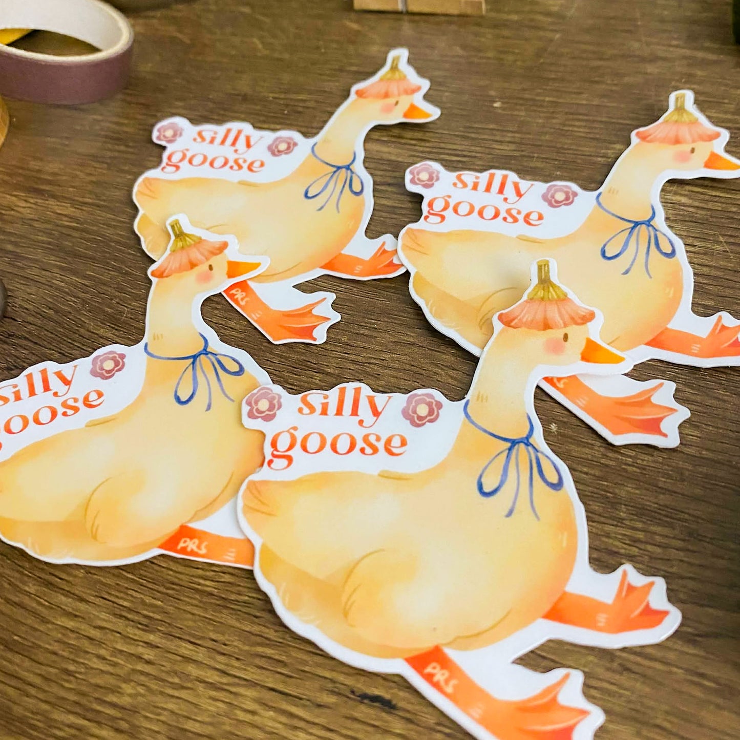 Silly Goose Waterproof Vinyl Stickers VS036