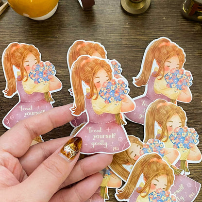 Gentle Spring Waterproof Vinyl Stickers VS040