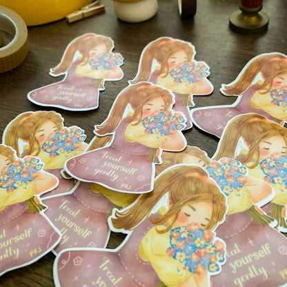 Gentle Spring Waterproof Vinyl Stickers VS040