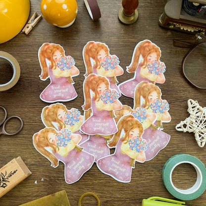 Gentle Spring Waterproof Vinyl Stickers VS040