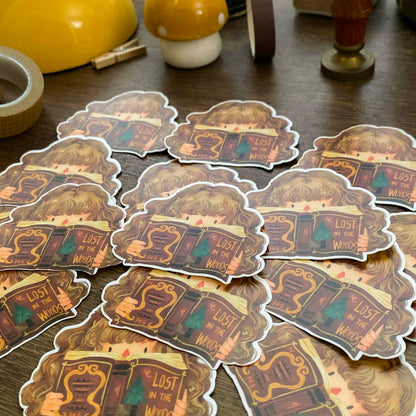 Lost In The Woods Waterproof Vinyl Stickers VS045