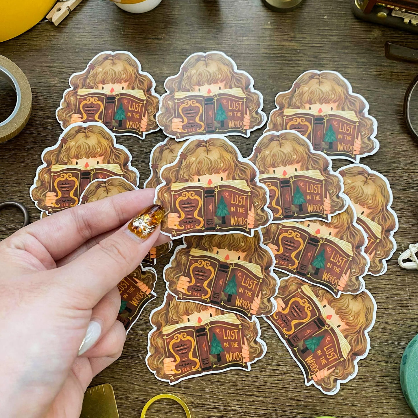 Lost In The Woods Waterproof Vinyl Stickers VS045