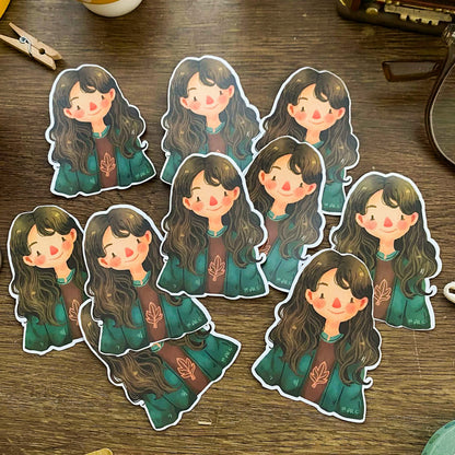 Casual Autumn Maica Waterproof Vinyl Stickers VS048