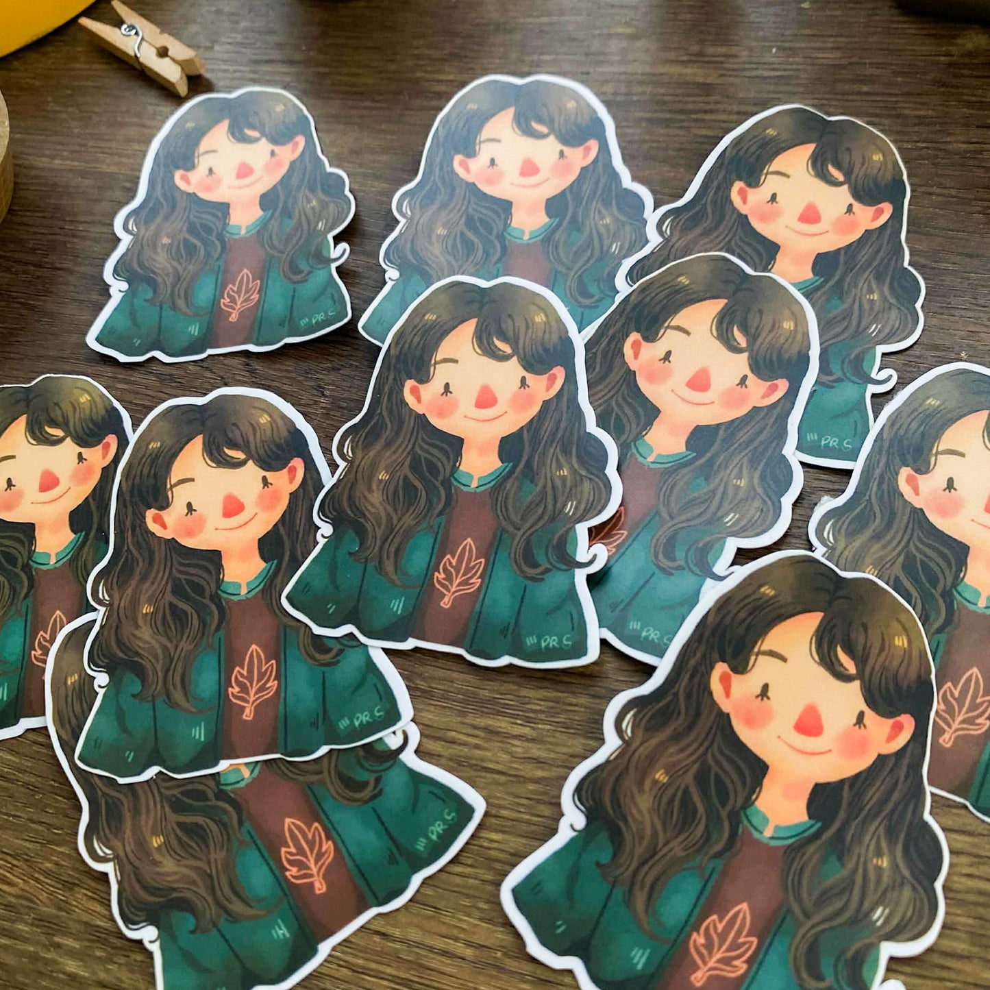 Casual Autumn Maica Waterproof Vinyl Stickers VS048