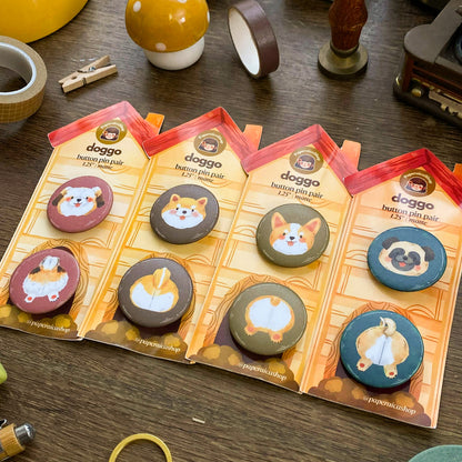 Doggo Button Pins Pair BP001