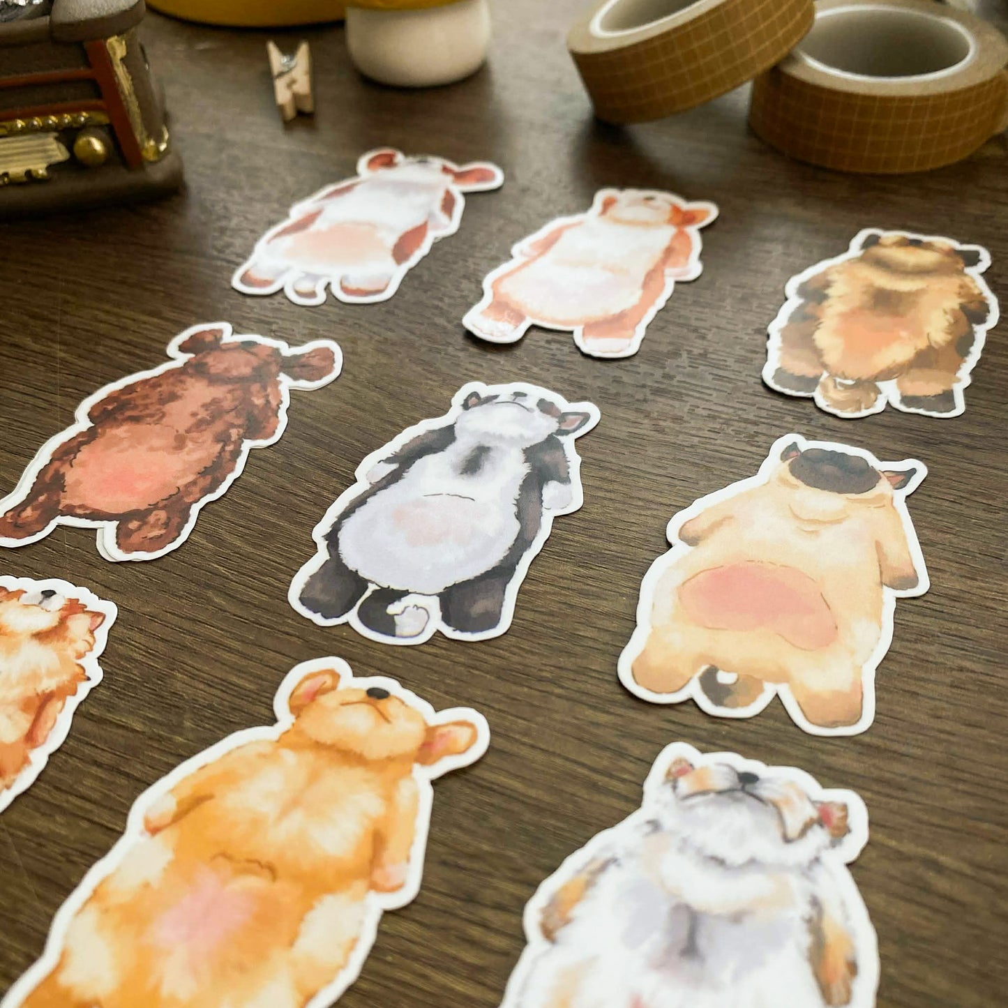 Lazy Pups Sticker Pack SP007